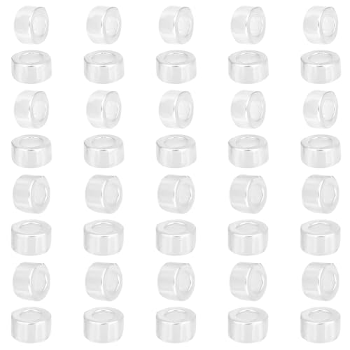 DELORIGIN 40 Stück 925 Crimpperlen Aus Sterlingsilber Schmuckherstellung 2.5/3.5mm Crimp Rundrohre Abstandshalter Lose Perlen Für DIY Halsketten Armbänder Ringe Ohrringe Zubehör Crimp Beads DELORIGIN 40 Stück 925 Crimpperlen Aus Sterlingsilber Schmuckherstellung 2.5/3.5mm Crimp Rundrohre Abstandshalter Lose Perlen Für DIY Halsketten Armbänder Ringe Ohrringe Zubehör Crimp Beads von DELORIGIN