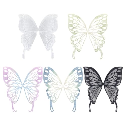 DELORIGIN 5 Paar Schmetterling Spitzenapplikation 5 Stück Polyester Aufnäher patches zum aufbügeln Applikationen Für Hochzeitskleider Große Spitzenapplikationen Für Hochzeitskleider Kleider Kostüme DELORIGIN 5 Paar Schmetterling Spitzenapplikation 5 Stück Polyester Aufnäher patches zum aufbügeln Applikationen Für Hochzeitskleider Große Spitzenapplikationen Für Hochzeitskleider Kleider Kostüme von DELORIGIN