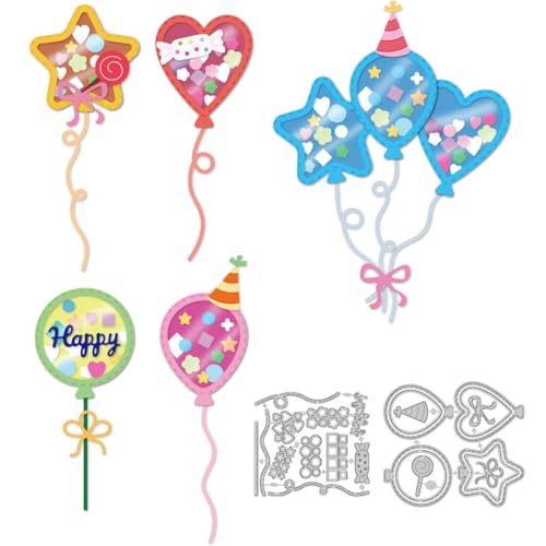 DELORIGIN 5 Stile Ballon Shaker Stanzformen Neuheiten Karten Und Einladungsherstellung Valentinstag Prägeschablonen Stanzschablone Geburtstag Für Hochzeit DIY Papierbastelalben Geschenkkarten Dekor DELORIGIN 5 Stile Ballon Shaker Stanzformen Neuheiten Karten Und Einladungsherstellung Valentinstag Prägeschablonen Stanzschablone Geburtstag Für Hochzeit DIY Papierbastelalben Geschenkkarten Dekor von DELORIGIN
