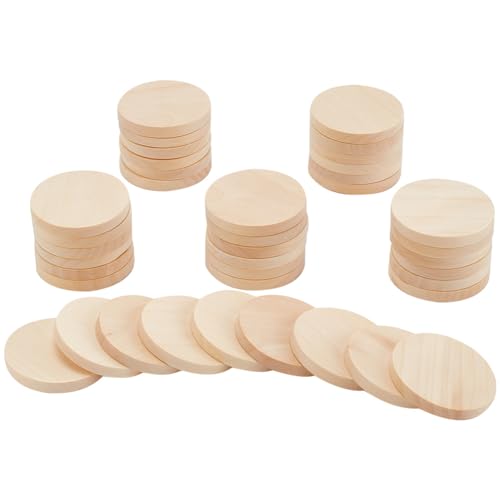 DELORIGIN 50 Stück Natürliche Runde Holzscheiben 3.8cm Unfertige Holzkreise Buche Holz Runde Stücke Unvollendete Holzkreise Runde Scheiben für Basteln Hängende Dekoration Weihnachtsschmuck DELORIGIN 50 Stück Natürliche Runde Holzscheiben 3.8cm Unfertige Holzkreise Buche Holz Runde Stücke Unvollendete Holzkreise Runde Scheiben für Basteln Hängende Dekoration Weihnachtsschmuck von DELORIGIN