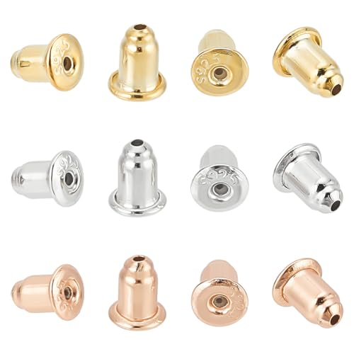 DELORIGIN 6 Paar Ohrring Stopper Ohrring Verschlüsse aus 925 Sterlingsilber Ohrringstecker für Ohrstecker Gold Kugel Ohrring Verschlüsse Ersatz sanfte Ohrverriegelung schwere Ohrring Unterstützung DELORIGIN 6 Paar Ohrring Stopper Ohrring Verschlüsse aus 925 Sterlingsilber Ohrringstecker für Ohrstecker Gold Kugel Ohrring Verschlüsse Ersatz sanfte Ohrverriegelung schwere Ohrring Unterstützung von DELORIGIN