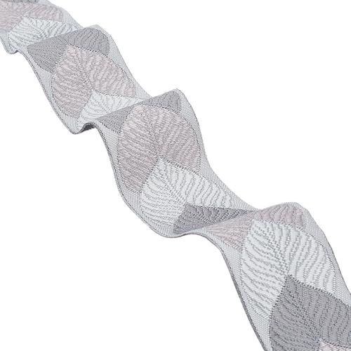 DELORIGIN Jacquard-Band mit Blattmuster, 3 cm, besticktes Jacquard-Band, Spitzenbesatz, Stoff, Bastelband für Kostüm, Kleid, Dekoration, Nähen, Handwerk, Handarbeit, Taschen, Bekleidungszubehör, 3 m DELORIGIN Jacquard-Band mit Blattmuster, 3 cm, besticktes Jacquard-Band, Spitzenbesatz, Stoff, Bastelband für Kostüm, Kleid, Dekoration, Nähen, Handwerk, Handarbeit, Taschen, Bekleidungszubehör, 3 m von DELORIGIN
