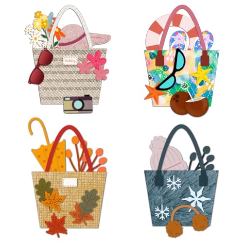 DELORIGIN Metall Stanzformen Mit Vier Jahreszeiten Tasche Kartenherstellung Stanzschablonen Rahmen Neuheiten Für Heimwerker Prägung Scrapbooking Bastelpapier Geschenk Festival Dekor DELORIGIN Metall Stanzformen Mit Vier Jahreszeiten Tasche Kartenherstellung Stanzschablonen Rahmen Neuheiten Für Heimwerker Prägung Scrapbooking Bastelpapier Geschenk Festival Dekor von DELORIGIN