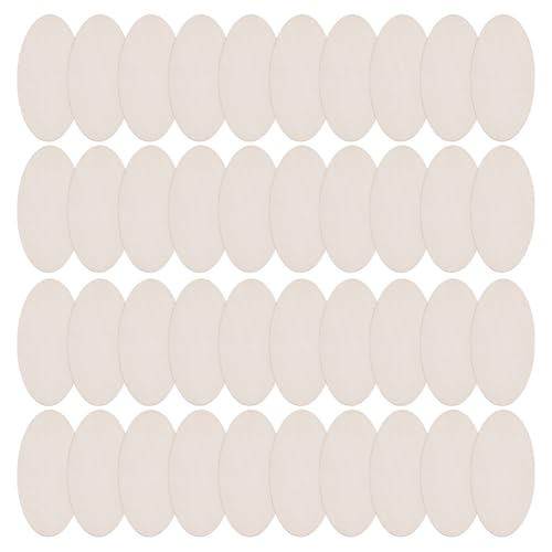 DELORIGIN Ovale Holzausschnitte, 7,9 x 4,1 cm, unlackierte Buche, blanko, zum Basteln, Naturholz, Kreise, DIY, Plankenausschnitt, Bastelbedarf für Künstler, Malerei, Türhänger, Schild DELORIGIN Ovale Holzausschnitte, 7,9 x 4,1 cm, unlackierte Buche, blanko, zum Basteln, Naturholz, Kreise, DIY, Plankenausschnitt, Bastelbedarf für Künstler, Malerei, Türhänger, Schild von DELORIGIN