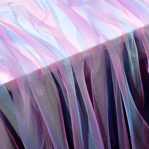 DELORIGIN Regenbogen Tüllstoff, Violett Tüll Netzstoff Organza Stoff Verträumter Netzstoff Nähen Basteln Tüllrollen Für Haustier Tutu Röcke Party Dekor Hochzeit Geburtstag Tischläufer Lila(1.1x1.5 m) DELORIGIN Regenbogen Tüllstoff, Violett Tüll Netzstoff Organza Stoff Verträumter Netzstoff Nähen Basteln Tüllrollen Für Haustier Tutu Röcke Party Dekor Hochzeit Geburtstag Tischläufer Lila(1.1x1.5 m) von DELORIGIN