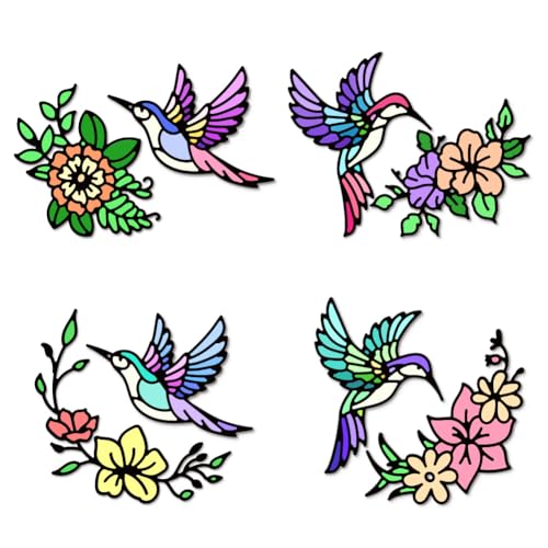 DELORIGIN Stanzformen Im Stil Kolibri Blume Karbonstahl Stanzungen Hintergrund Stanzungen Stanzschablonen Neuheiten 2025 Für Die Kartengestaltung DIY Scrapbooking Einladungen Fotoalbum von DELORIGIN