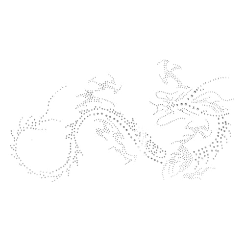 DELORIGIN Strass Aufnäher mit Chinesischem Drachen Zum Aufbügeln Strasssteine zum Aufbügeln Personalisierbar Hotfix Transferaufkleber Glitzernd Glänzend Kleidungsreparatur Dekoration DIY Zubehör DELORIGIN Strass Aufnäher mit Chinesischem Drachen Zum Aufbügeln Strasssteine zum Aufbügeln Personalisierbar Hotfix Transferaufkleber Glitzernd Glänzend Kleidungsreparatur Dekoration DIY Zubehör von DELORIGIN