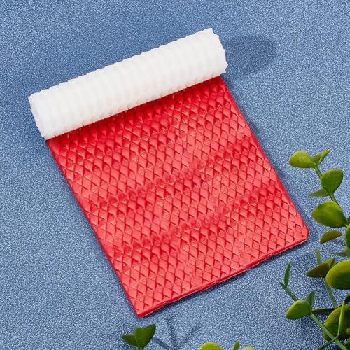 DELORIGIN Ton-Texturroller, rautenförmige Modelliermasse, 7,6 cm, Textur-Modell, Polymer-Ton, Zubehör für die Herstellung von Ohrringen, Schmuck, Halsketten, Armbändern, DIY Handwerk DELORIGIN Ton-Texturroller, rautenförmige Modelliermasse, 7,6 cm, Textur-Modell, Polymer-Ton, Zubehör für die Herstellung von Ohrringen, Schmuck, Halsketten, Armbändern, DIY Handwerk von DELORIGIN