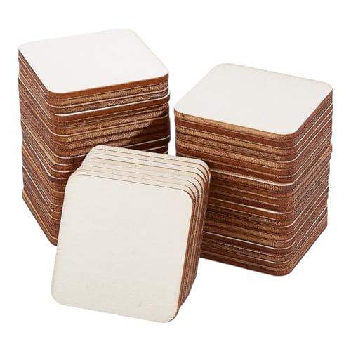 DELORIGIN Unlackierte Holzstücke, klein, quadratisch, blanko, natürliche Scheiben, Holzstücke, Ornamente, Projektbedarf für Handwerk, Heimdekoration, Malerei, Schreiben, Gravur, Schnitzen, 200 Stück DELORIGIN Unlackierte Holzstücke, klein, quadratisch, blanko, natürliche Scheiben, Holzstücke, Ornamente, Projektbedarf für Handwerk, Heimdekoration, Malerei, Schreiben, Gravur, Schnitzen, 200 Stück von DELORIGIN