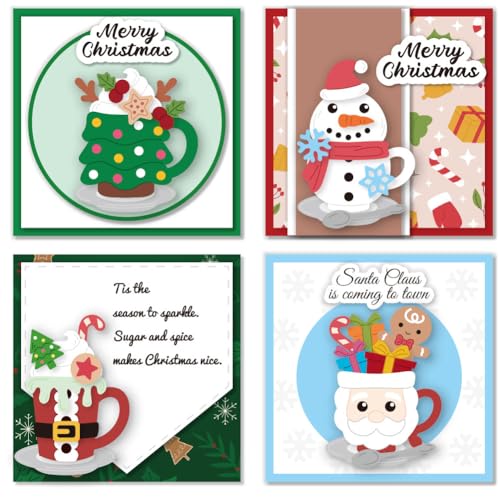 DELORIGIN Weihnachtstassen Stanzformen Metall Stanzformen Kartenherstellung Stanzformen Prägeschablonen Rahmen Stanzschablonen Neuheiten 2025 Für DIY Prägungen Scrapbooking Basteln DELORIGIN Weihnachtstassen Stanzformen Metall Stanzformen Kartenherstellung Stanzformen Prägeschablonen Rahmen Stanzschablonen Neuheiten 2025 Für DIY Prägungen Scrapbooking Basteln von DELORIGIN