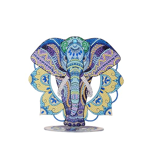 DELURA 5d Diamond Painting tischdeko, Diamond Painting Figuren, Diamond Painting aufsteller, Diamond Painting Tiere, Diamond Painting deko, 5d Diamant diamanten Painting 20x12cm A von DELURA
