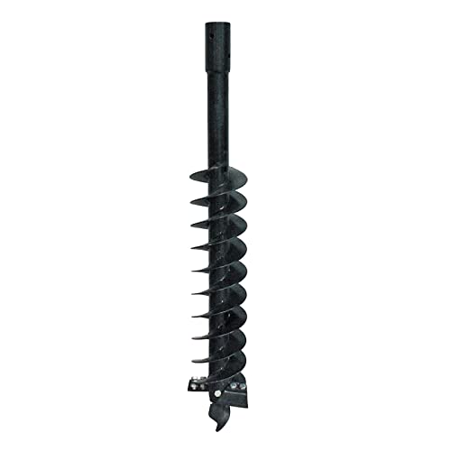 DEMA Ersatz Erdbohrer, Pfahlbohrer, Erdlochbohrer, Zaunbohrer, Ersatzerdbohrer 150 mm, robust und langlebig, ideal für Zaunbau und Gartenprojekte, kompatibel mit gängigen Bohrmaschinen von DEMA