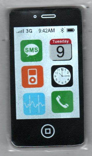 Smartphone XL Handy Radiergummi schwarz ca. 93 * 50 mm von DEMO