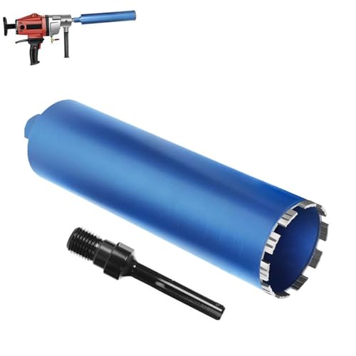 1 ¼ UNC Diamantbohrkrone Dosensenker mit 10mm Turbo | L 460 mm | Ø 172 mm | 13 Segmente | SDS-max, Diamant-Bohrkron Kernbohrkrone für Kernbohrgeräte, Nass- / Trocken Bohrkrone Fliesenbohrer für Beton von DENEWERK
