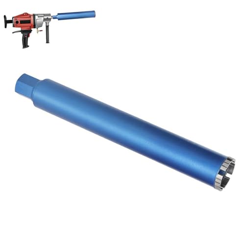 1 ¼ UNC Diamantbohrkrone Dosensenker mit 10mm Turbo | L 460 mm | Ø 52 mm | 5 Segmente, Diamant-Bohrkron Kernbohrkrone für Kernbohrgeräte, Nass- / Trocken Bohrkrone Fliesenbohrer für Beton von DENEWERK