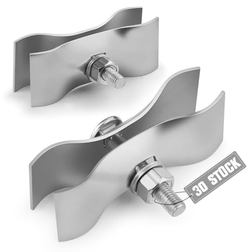 30 Stück Bauzaun Verbindungsschelle 42 x 42mm, Mobilzaun Verbinder Schelle Baustellenzaun aus Metall 30 Stück Bauzaun Verbindungsschelle 42 x 42mm, Mobilzaun Verbinder Schelle Baustellenzaun aus Metall von DENEWERK