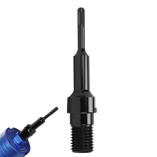 Adapter 1 1/4" UNC auf SDS Plus, 1 1/4" SDS PLUS Adapter für Diamantbohrkrone Kernbohrer Bohrkrone, Fliesenbohrer Adapter 1 1/4", SDS Plus Adapter für Kernbohrer Dosensenker, Gesamtlänge 190 mm von DENEWERK