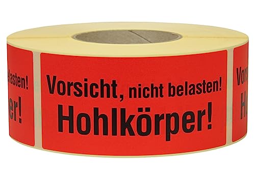 DENIOS Warn- und Hinweisetiketten, Vorsicht Hohlkörper, 145 x 70 mm, aus Papier DENIOS Warn- und Hinweisetiketten, Vorsicht Hohlkörper, 145 x 70 mm, aus Papier von DENIOS