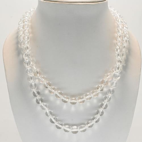 Sphatik Mala Original Perlen, klarer Quarz, Spatik, Mala, Heilstein, klarer Quarz für Yoga, Meditation, spirituell, 7 mm, B0CK2JR2DN Sphatik Mala Original Perlen, klarer Quarz, Spatik, Mala, Heilstein, klarer Quarz für Yoga, Meditation, spirituell, 7 mm, B0CK2JR2DN von DENMOUS
