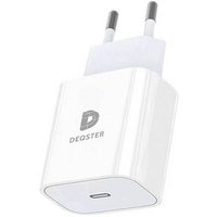 DEQSTER 20W USB-C Charger, Power Adapter Ladeadapter weiß, 20 Watt von DEQSTER