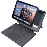 DEQSTER Smart Rugged Touch PLUS Keyboard 10,9" Tablet-Tastatur schwarz geeignet für Apple iPad 10. Gen (2022), Apple iPad 10. Gen (2024) von DEQSTER