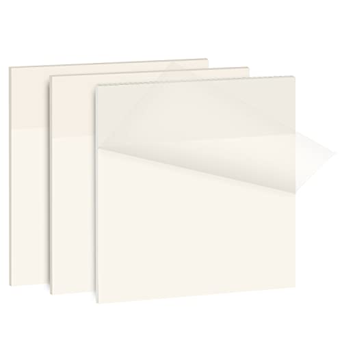 DERAYEE 150 Stücke Transparent Haftnotizen, Selbstklebende Sticky Notes für Büro von DERAYEE