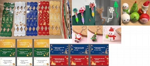 DERAYEE Party-Tischgeschenke mit Preisen, kein Knacken, vorgefüllt mit Geschenken, Preisen für Kinder und Erwachsene, Urlaub, Winteressen, 8 Stück von DERAYEE