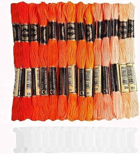 DERAYEE Rot 8 Meter Stickgarn,Kreuzstichfäden für Sticken,Basteln, Kreuzstich,Häkeln DERAYEE Rot 8 Meter Stickgarn,Kreuzstichfäden für Sticken,Basteln, Kreuzstich,Häkeln von DERAYEE