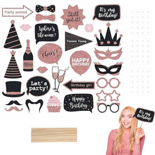 Fotobox Accessoires, Party-Gadgets Foto-Requisiten - Perfekt für Silvester-Deko und Geburtstag - Spaßfaktor und Kreativität mit unseren Foto-Box-Accessoires! Fotobox Accessoires, Party-Gadgets Foto-Requisiten - Perfekt für Silvester-Deko und Geburtstag - Spaßfaktor und Kreativität mit unseren Foto-Box-Accessoires! von DERJDISF