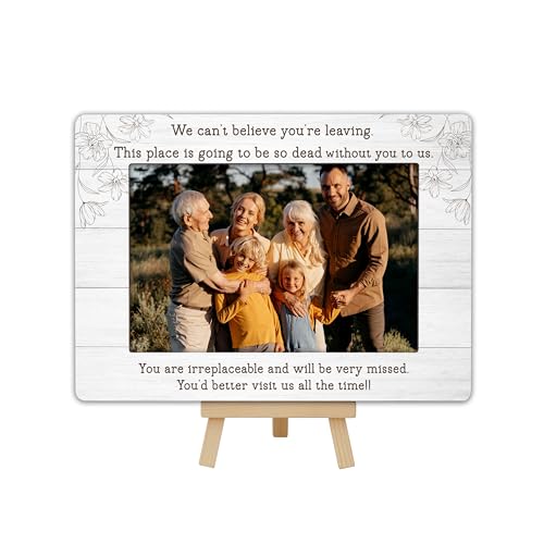 DETIHO F14 Bilderrahmen aus Holz mit Staffelei für Damen und Herren, Geschenk zum neuen Job für Freunde, Kollegen, 10,2 x 15,2 cm, mit Staffelei DETIHO F14 Bilderrahmen aus Holz mit Staffelei für Damen und Herren, Geschenk zum neuen Job für Freunde, Kollegen, 10,2 x 15,2 cm, mit Staffelei von DETIHO