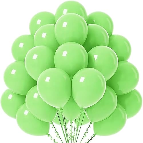 Einfarbiges Ballon-Dekorationsset for Geburtstage, Hochzeiten und Feste(Green) von DETPWVWB
