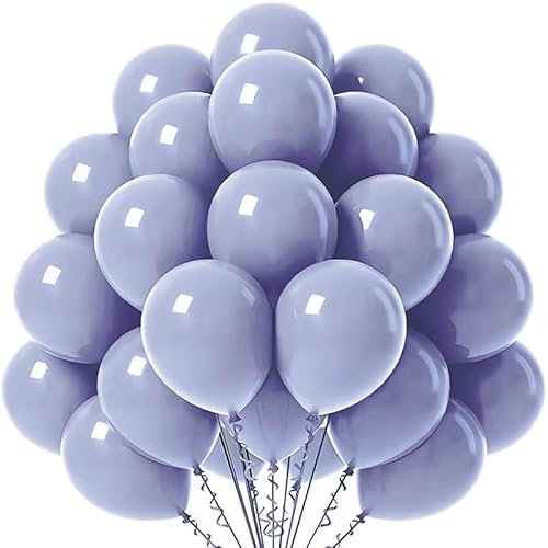 Einfarbiges Ballon-Dekorationsset for Geburtstage, Hochzeiten und Feste(Grey-blue) von DETPWVWB