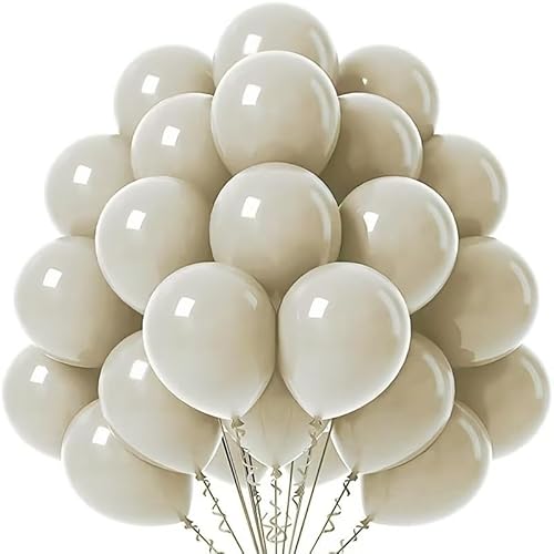 Einfarbiges Ballon-Dekorationsset for Geburtstage, Hochzeiten und Feste(Grey-white) von DETPWVWB