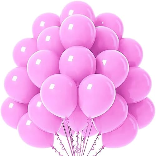 Einfarbiges Ballon-Dekorationsset for Geburtstage, Hochzeiten und Feste(Purple) von DETPWVWB