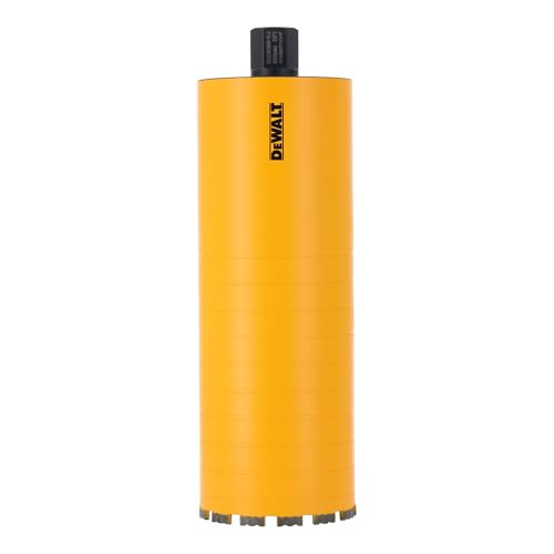 DEWALT 152 mm Diamant-Nassbohrkrone DCDW108-XJ (für Nassbohren in Mauerwerk, Beton und Stahlbeton, 1-1-4 UNC-Aufnahme, 400 mm Arbeitslänge, 10 mm Segmenthöhe, gefräste Rillen zur Bohrtiefenbestimmung) DEWALT 152 mm Diamant-Nassbohrkrone DCDW108-XJ (für Nassbohren in Mauerwerk, Beton und Stahlbeton, 1-1-4 UNC-Aufnahme, 400 mm Arbeitslänge, 10 mm Segmenthöhe, gefräste Rillen zur Bohrtiefenbestimmung) von DEWALT