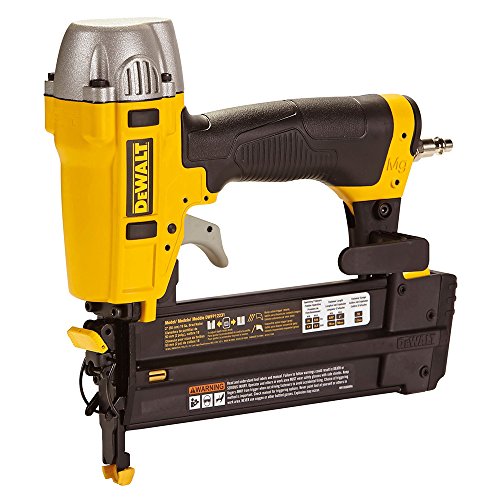 Dewalt DPN1850-XJ DPN1850 Druckluft Nagler ölfrei wartungsfrei 18G 15-55mm mit Koffer, Gelb, m von Dewalt