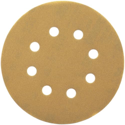 Dewalt Schleifscheibe-Klettfix DT3108 (für Exzenterschleifer, 125 mm ⌀, K320, gelocht, 8-Loch ringförmig, für alle Grund-, Zwischen und Endschliffanwendungen auf Holz, Farben, Lacke u. Metall) 10 St. Dewalt Schleifscheibe-Klettfix DT3108 (für Exzenterschleifer, 125 mm ⌀, K320, gelocht, 8-Loch ringförmig, für alle Grund-, Zwischen und Endschliffanwendungen auf Holz, Farben, Lacke u. Metall) 10 St. von DEWALT