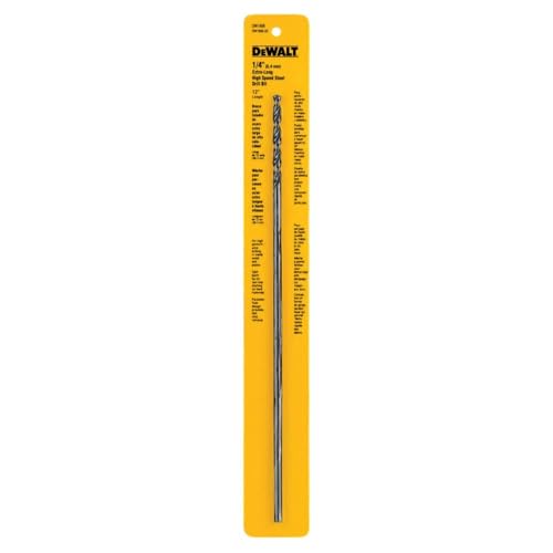 DEWALT DW1606 1/4 Zoll x 30,5 cm extra langer schwarzer Oxidbohrer DEWALT DW1606 1/4 Zoll x 30,5 cm extra langer schwarzer Oxidbohrer von DEWALT