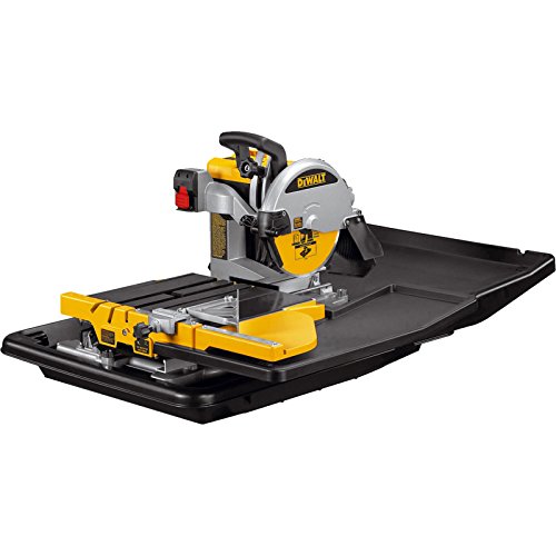 DeWALT D24000-GB Rutschtisch Nassfliesensäge 240V, Gelb/Schwarz, 6 Stück von DEWALT