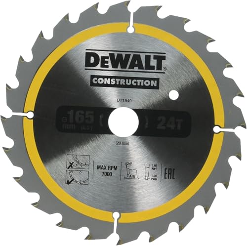 DeWalt LAME X SEGHE CIRCOLARI A BATTERIA - Lama Circolare 165x20mm 24 denti Batteria von DEWALT