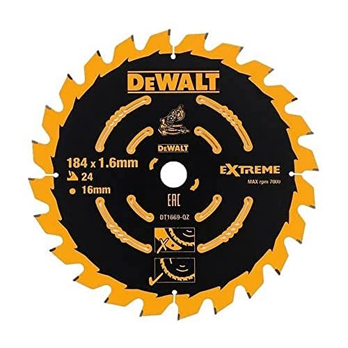 DeWalt LAME PER TRONCATRICE A BATTERIA DCS365 184 X 16 X 24 denti - forma dente ATB angolo dente 7° spessore 2,5 mm DeWalt LAME PER TRONCATRICE A BATTERIA DCS365 184 X 16 X 24 denti - forma dente ATB angolo dente 7° spessore 2,5 mm von DEWALT