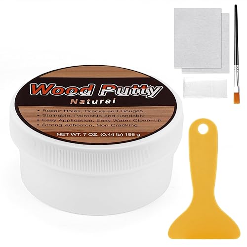 DEWEL 200g Holzkitt Holz Spachtel Spachtelmasse Kitt für Holz Möbel Basteln Reparieren von Türen, Dellen, Parkett, Kratzern und Löchern auf Möbeln und anderen Holzoberflächen, Beige DEWEL 200g Holzkitt Holz Spachtel Spachtelmasse Kitt für Holz Möbel Basteln Reparieren von Türen, Dellen, Parkett, Kratzern und Löchern auf Möbeln und anderen Holzoberflächen, Beige von DEWEL