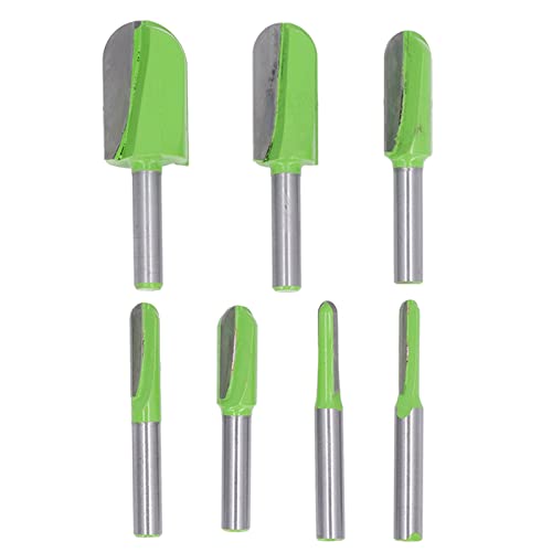 DEWIN Kern Box Fräser Bits, 7 teiliger 8mm Schaft Kern Box Fräser, Runder Oberfräser, für Holzbearbeitung, DIY DEWIN Kern Box Fräser Bits, 7 teiliger 8mm Schaft Kern Box Fräser, Runder Oberfräser, für Holzbearbeitung, DIY von DEWIN