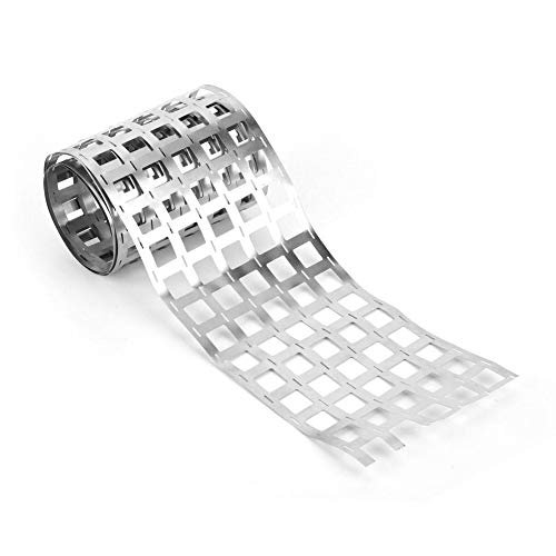 DEWIN Nickelblech, 1 Meter Vernickeltes Stahlband zum Punktschweißen von 18650 Lithium Batteriepacks 6P 0,15 x 107,5 mm DEWIN Nickelblech, 1 Meter Vernickeltes Stahlband zum Punktschweißen von 18650 Lithium Batteriepacks 6P 0,15 x 107,5 mm von DEWIN