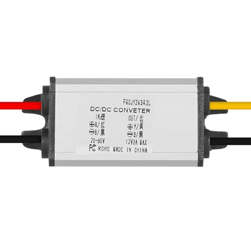 DEWIN Spannungswandler, DC-Leistungswandler 36V 48V 60V bis 12V 3A DC-DCWandler Abwärtswandler Buck-Stromversorgungsmodul Spannungsregler von DEWIN