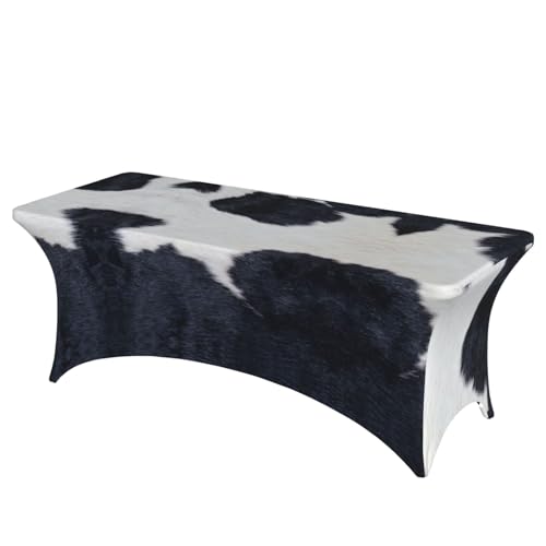 DEXNEL Rechteckige Tischdecke, Rindsleder, waschbar, Polyester-Tischdecke für Bankett, Event, Catering, 1 Stück DEXNEL Rechteckige Tischdecke, Rindsleder, waschbar, Polyester-Tischdecke für Bankett, Event, Catering, 1 Stück von DEXNEL