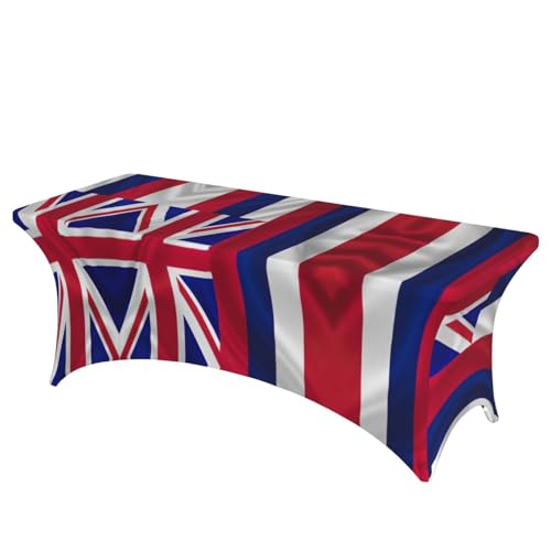 DEXNEL Tischdecke, Motiv: Flagge von Hawaii, rechteckig, waschbar, Polyester, für Bankett, Event, Catering, 1 Stück DEXNEL Tischdecke, Motiv: Flagge von Hawaii, rechteckig, waschbar, Polyester, für Bankett, Event, Catering, 1 Stück von DEXNEL