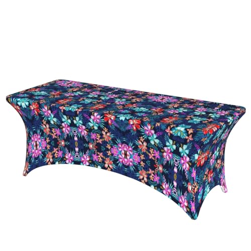 DEXNEL Tischdecke, rechteckig, Polyester, Blumenmuster, Blau, 1 Stück DEXNEL Tischdecke, rechteckig, Polyester, Blumenmuster, Blau, 1 Stück von DEXNEL