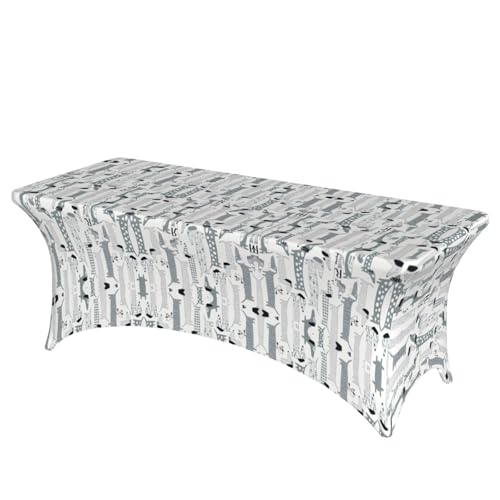 DEXNEL Tischdecke, rechteckig, waschbar, Polyester, für Bankett, Event, Catering, 1 Stück DEXNEL Tischdecke, rechteckig, waschbar, Polyester, für Bankett, Event, Catering, 1 Stück von DEXNEL