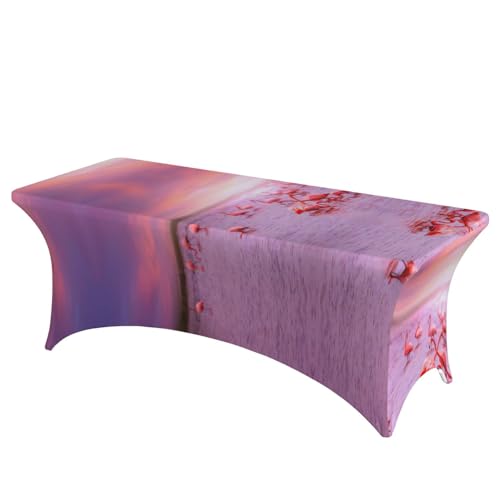 DEXNEL Tischdecke, rechteckig, waschbar, Polyester, für Bankett, Event, Catering, Pink Flamingos, 1 Stück DEXNEL Tischdecke, rechteckig, waschbar, Polyester, für Bankett, Event, Catering, Pink Flamingos, 1 Stück von DEXNEL
